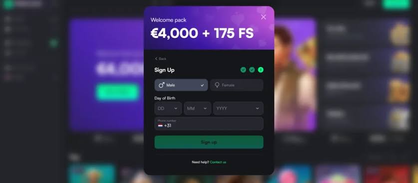TrueLuck Slots sectie met populaire spellen